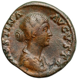 Faustine II la Jeune (161-175 ap. J.-C.) Sesterc, Rome