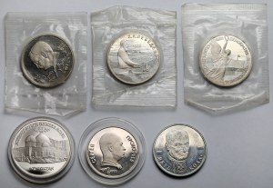 Russie / URSS, roubles commémoratifs - set (6pcs)