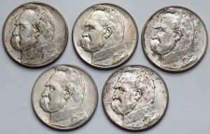 10 or 1935-1937 - set (5pcs)