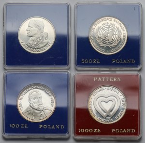 Miroirs 100 - 1000 or 1980-1986, y compris échantillon - set (4pc)