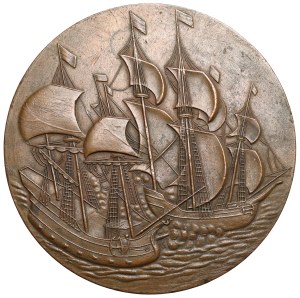 Médaille Bataille d'Oliva 1927 - Sea and River League - avec ERROR
