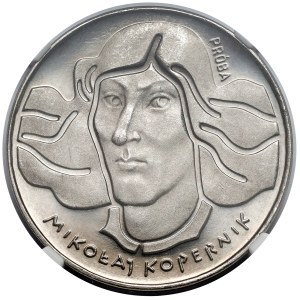 Próba NIKIEL 100 złotych 1973 Mikołaj Kopernik - krótsze włosy
