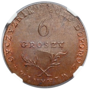 Oblężenie Zamościa, 6 groszy 1813