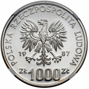 Próba SREBRO 1.000 złotych 1987 Muzeum Śląskie
