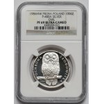 Próba SREBRO 1.000 złotych 1986 Sowa
