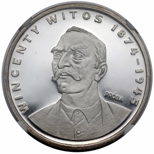 Argent 1 000 échantillon d'or 1984 Wincenty Witos