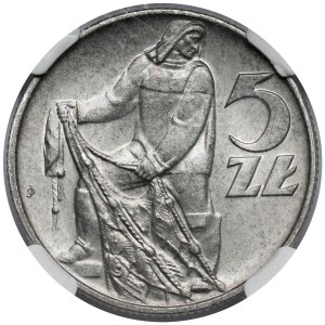 Rybak 5 złotych 1971