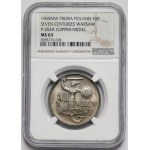 Próba CuNi 10 złotych 1965, VII wieków Warszawy - Syrena