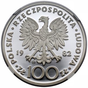 100 złotych 1982 Jan Paweł II - lustrzany