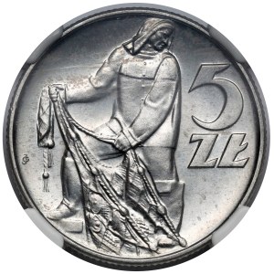 Rybak 5 złotych 1971