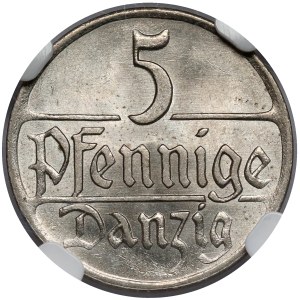 Gdańsk, 5 fenigów 1923