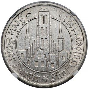 Gdańsk, 5 guldenów 1923