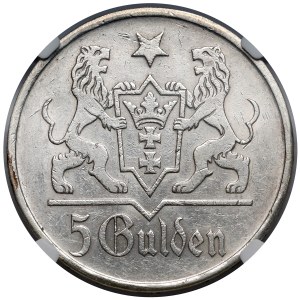 Gdańsk, 5 guldenów 1923