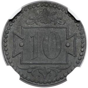 Gdansk, 10 fenig 1920 zinc - 56 perles
