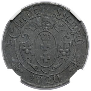 Gdansk, 10 fenig 1920 zinc - 56 perles