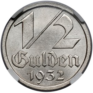 Gdańsk, 1/2 guldena 1932