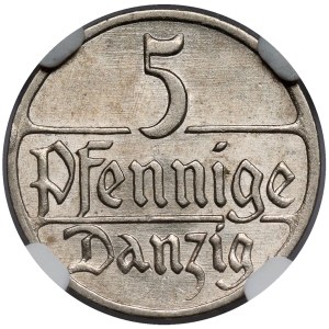 Gdańsk, 5 fenigów 1928