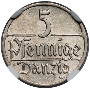 Gdańsk, 5 fenigów 1928