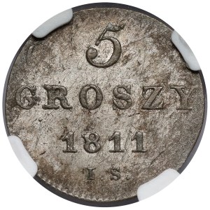 Księstwo Warszawskie, 5 groszy 1811 IS