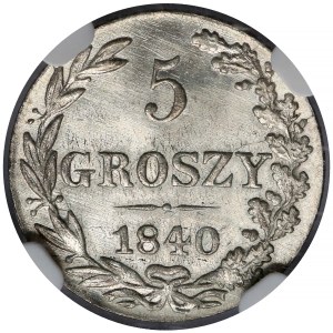 5 groszy 1840 MW