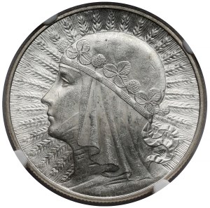 Głowa Kobiety 10 złotych 1932 zn, Warszawa
