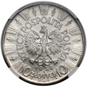 Piłsudski 10 złotych 1939