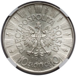 Piłsudski 10 zloty 1936