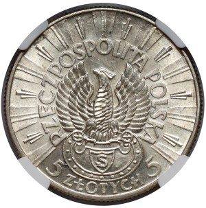 Strzelecki, Pilsudski 5 zloty 1934