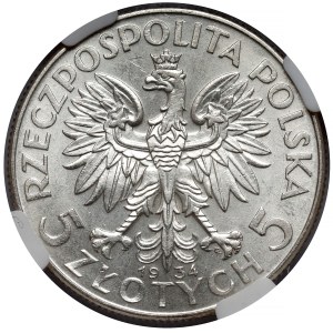 Głowa Kobiety 5 złotych 1934
