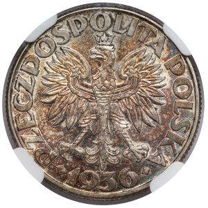 Żaglowiec 2 złote 1936
