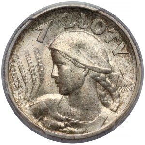 Kobieta i kłosy 1 złoty 1925