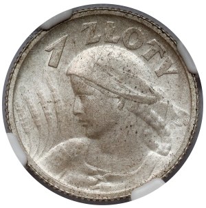 Kobieta i kłosy 1 złoty 1924