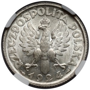 Kobieta i kłosy 1 złoty 1924