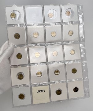 1, 2 et 5 pennies 1990+ - set (82pcs)