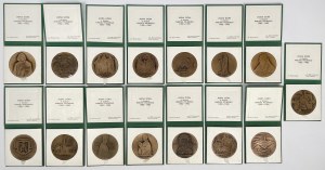 Bronze medals Jasna Góra series 1982 - COMPLETE (15pcs)
