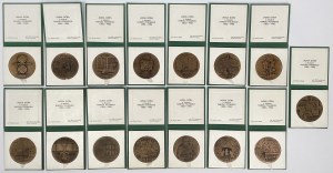 Bronze medals Jasna Góra series 1982 - COMPLETE (15pcs)