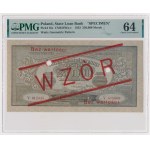 250.000 mkp 1923 - WZÓR - Y 012345 / 678900