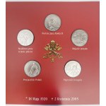 Watykan, Euro i medaliki Jan Paweł II - zestaw MIX