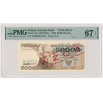 50.000 zł 1989 - WZÓR - A 0000000 - No.0442