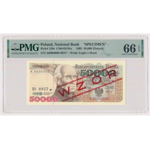 50.000 zł 1993 - WZÓR - A 0000000 - No.0957