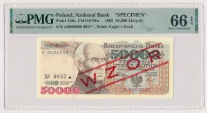 PLN 50 000 1993 - MODÈLE - A 0000000 - No.0957