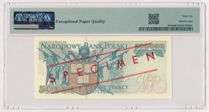 PLN 500 000 1993 - MODÈLE - A 0000000 - No.0185