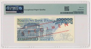 PLN 100 000 1990 - MODÈLE - A 0000000 - No.0640