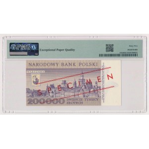 200.000 zł 1989 - WZÓR - A 0000000 - No.0515