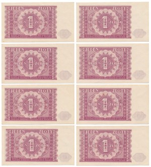 1 zloty 1946 - set (8 pièces)