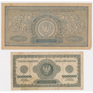 250.000 i 500.000 mkp 1923 - zestaw (2szt)