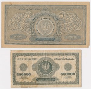 250 000 et 500 000 mkp 1923 - set (2pcs)