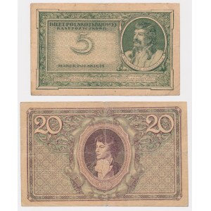 2 i 5 mkp 1919 Maj - zestaw (2szt)