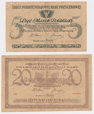 2 and 5 mkp 1919 May - set (2pcs)