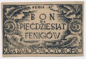 Woldenberg Oflag II C, 50 feniges 1944 - Série AI